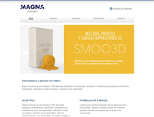 Tablet Screenshot of magna.com.mx