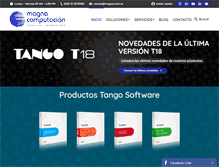 Tablet Screenshot of magna.com.ar