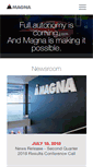Mobile Screenshot of magna.com