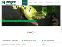 Tablet Screenshot of magna.eng.br